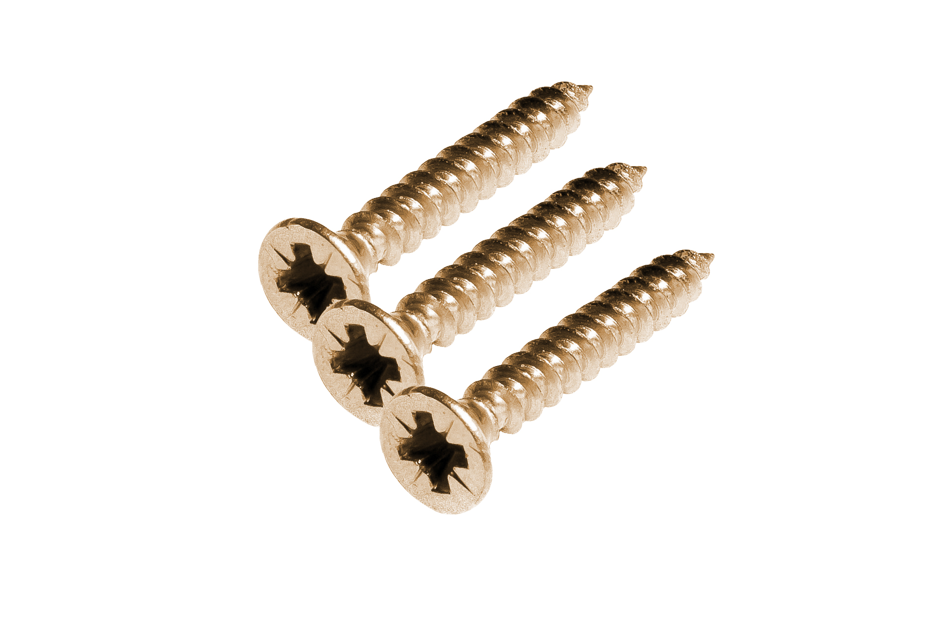 Countersunk screw, slotted