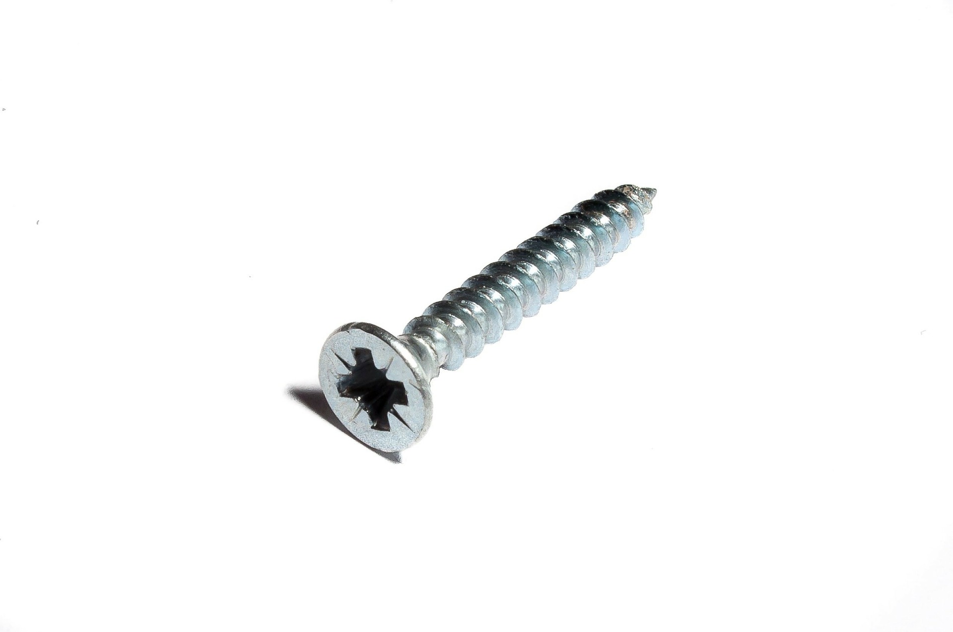 Countersunk screw, cross recess